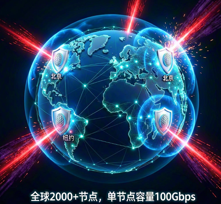 坚果盾高防CDN节点防护能力示意图