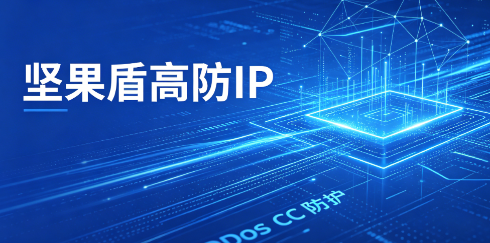 坚果盾高防IP企业DDoS和CC攻击防护服务