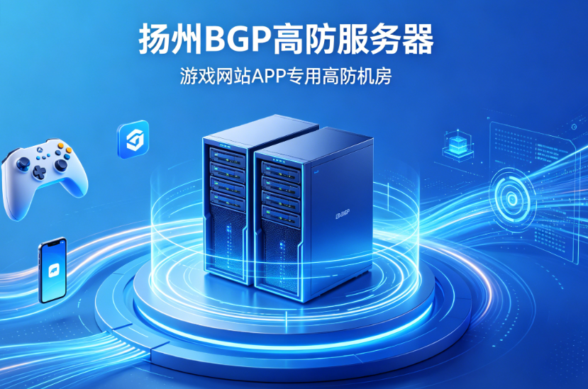 扬州BGP高防服务器游戏网站APP专用高防机房