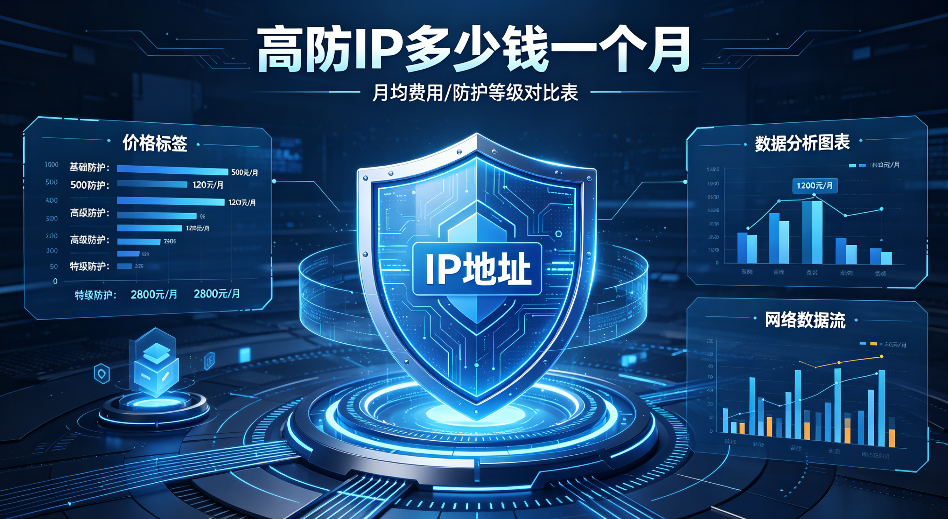 高防IP多少钱一个月