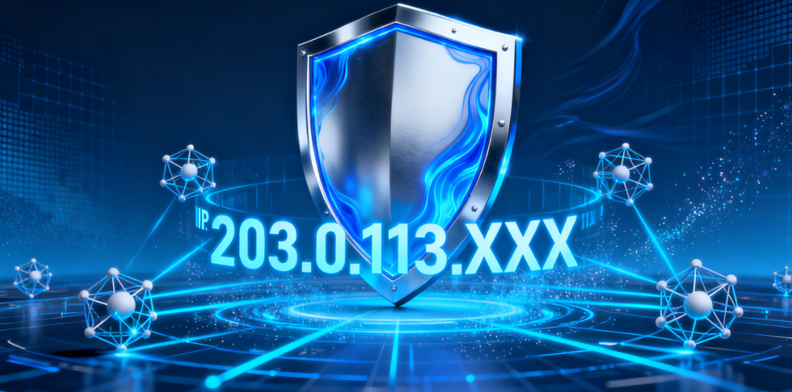 坚果盾高防IP 1Tbps防护峰值主视觉图，独享架构抵御DDoS攻击