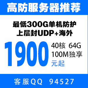 坚果盾高防服务器